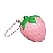 ibloom Squishies I LOVE STRAWBERRY mini Strawberry Slow Rising Squishy (Pearl Pink)