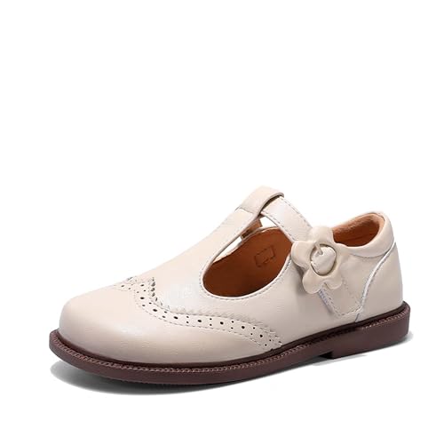 Girls Mary Jane Shoes School Uniform Formal Shoes Girls Ballet Flats Fashion Party Wedding Princess Shoes-(Toddler/Big Kids)