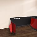 Flexible Baseboard Molding Trim, 4" (W) x 16.4' (L) Self-Adhesive Vinyl Wall Base, Peel and Stick Baseboard, Rubber Wall Base Moulding Trim, Black