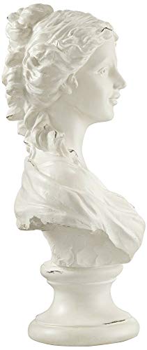 Kensington Hill Classic Roman 16" High White Female Bust Statue #TOP4