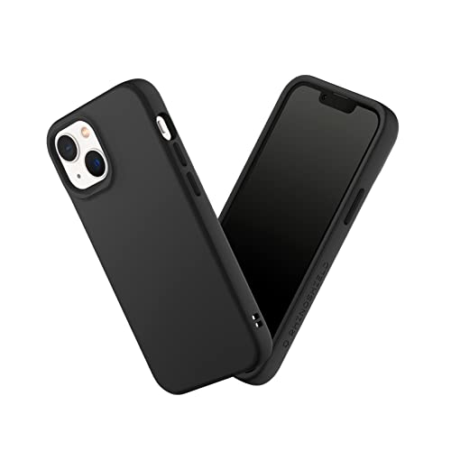 Coque iPhone 13 Mini pour le quotidien RhinoShield SolidSuit Noir mat