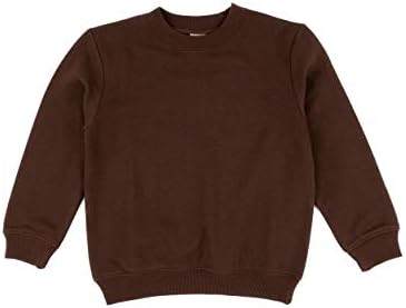 Leveret Kids & Toddler Boys Girls Long Sleeve Sweatshirt Brown (Size 8 Years)