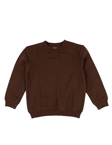 Leveret Kids & Toddler Boys Girls Long Sleeve Sweatshirt Brown (Size 8 Years) #TOP3