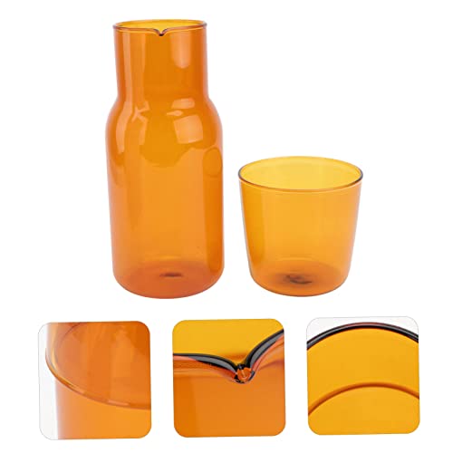 Set de vaso y jarra de vidrio ABOOFAN miniatura 6