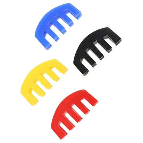 GETAJGHSD 4個 小提琴用耐摩耗ラバー弱音器 傷けない橋装着簡単 持ち運び便利な練習用消音器 初心者向け耐久性製サイレンサー