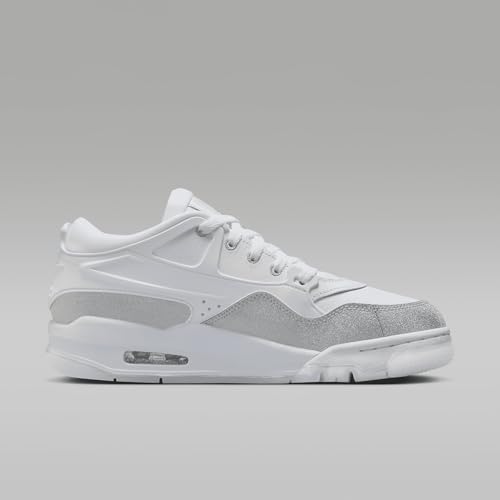 Jordan Air 4RM Women's Shoes (HQ3441-111, White/White/Metallic Silver/White)3