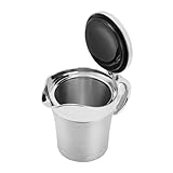 Amosfun 1Stück Sauce Dispenser Doppelwandiger Isolierter Gewürz Jug für Steak und Salatsaucen Korrosionsbeständig für Restaurant