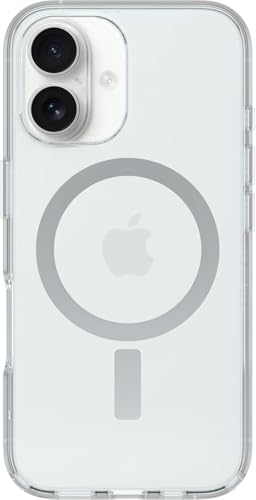 Image of OtterBox iPhone 16 (Only) - Symmetry Series Clear+ Case - Clear - Snaps to MagSafe - Ultra-Sleek - Raised Edges Protect Camera & Screen - Non-Retail Packaging