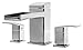 Pfister RT6-5DFC Kenzo 2-Handle Waterfall Roman Tub Trim in Polished Chrome