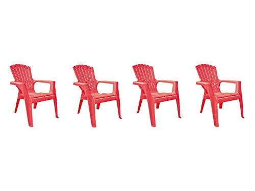 Adams Patio Furniture 8460-26-3731 Cherry Red Kids Chair (Pack Of 1) #TOP18