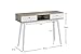 MyosHome - Recibidor Consola Roble y Blanco 100 x 32 x 75...