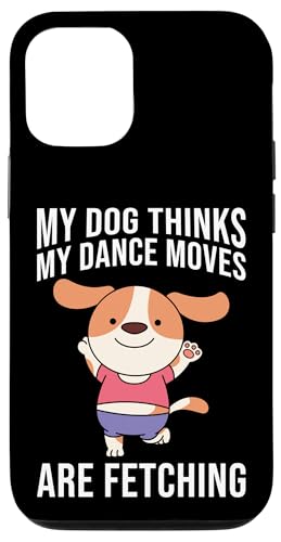 Dog and Dance Moves Dancer Dancing Lover �y�b�g �ʔ������p �X�}�z�P�[�X iPhone 12/12 Pro �p