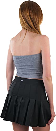 Image of ToBeInStyle Women's Cotton-Spandex Blend Stretchy Tube Top