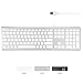 Price comparison product image Macally ACEKEY-US, ultraslim USB-A Keyboard for Mac, US QWERTY Key Cap Layout