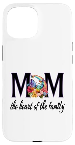 ��̓� Mom The Heart Of The Family �L���[�g �ԕ� �X�}�z�P�[�X iPhone 15 �p