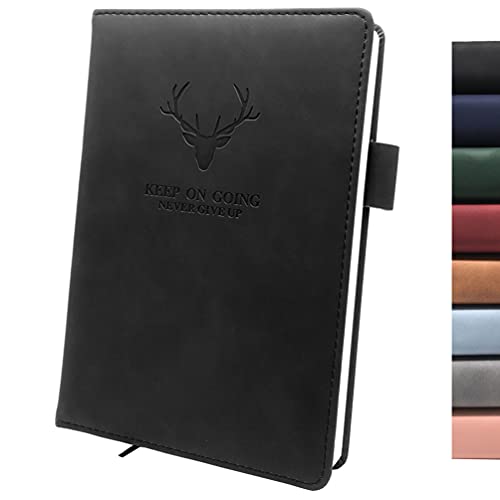 Notizbuch A5 Liniert, Hardcover Journal 360 Seiten, Premium Papier 80 Gsm, Kunstleder - Schreiben, Planen, Reisen, als Tagebuch Oder Skizzenbuch