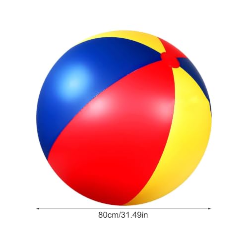 Pelota de playa inflable arcoíris que soluciona el aburrimiento infantil 6