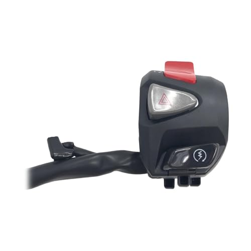 UGPLM Interruptor do guiador da motocicleta, conjunto do interruptor do guiador cb 500x punho de par