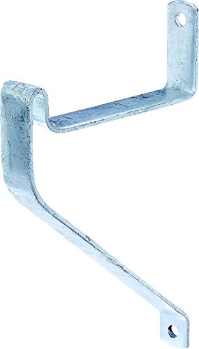 GAH-Alberts 802202 Ladder Hook Two-Piece Set Raw Steel Hot-Dip Galvanised Depth 150 mm x Angle Length 210 mm x Height 275 mm