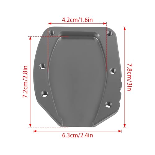 Plaque de support d'extension stable en aluminium pour Diavel V4 - 6