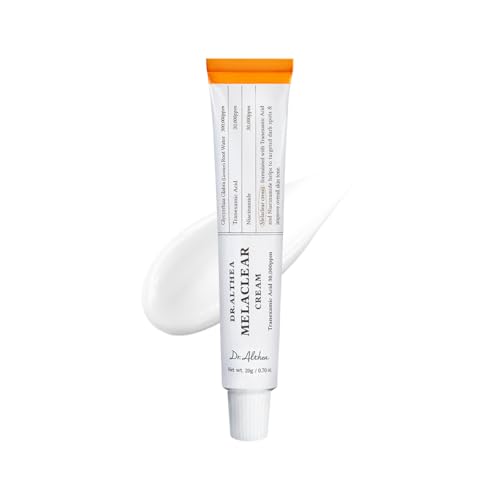 Dr.Althea Melaclear Cream | Refine Uneven Skin Tone with Niacinamide & Tranexamic Acid (TXA) | Face Moisturizer for Dark Spot & Hyperpigmentation Care | Korean Vegan Skincare, 0.70 Fl Oz