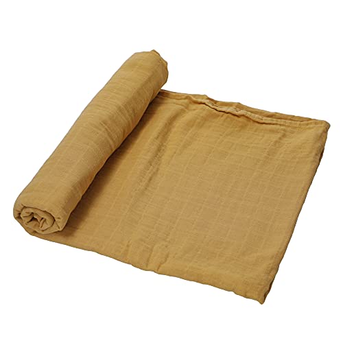 [ VG ] Mushie uPbg  120 × 120cm X XK[[ MS-210 Fall Yellow Muslin Swaddle Blanket Ԃ P[v I[KjbNRbg  V [sAi