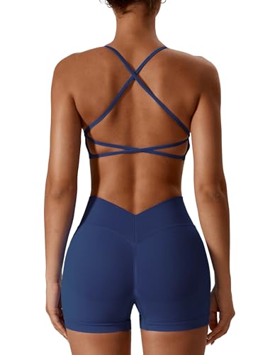 Vêtement de fitness court anti-transpiration IMEKIS ensemble deux pièces avec brassière