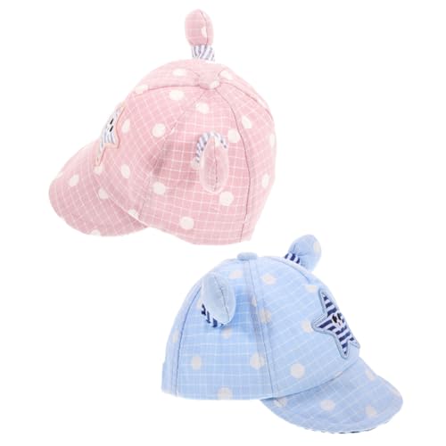 Gorra de béisbol para niños ajustable en pack de 2 unidades ideal para proteger del sol al aire libre