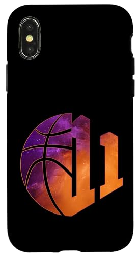 NUMBER 11 YEARS BASKETBALL 11th BIRTHDAY �X�}�z�P�[�X iPhone X/XS �p