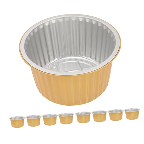 PACKOVE 10 Piezas Bandejas de Aluminio Desechables para Barbacoa de y Resistentes al Calor para Cocinar Horno Microondas y Freidoras de Aire