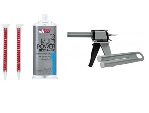 Professionale 2 K Multi Power colla 3 minuti 50 ML, 2 Beccucci intustrie colla in metacrilato di adesivi
