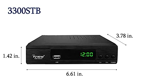 image for iView 3300STB ATSC Converter Box with Recording, Media Player, Built-i