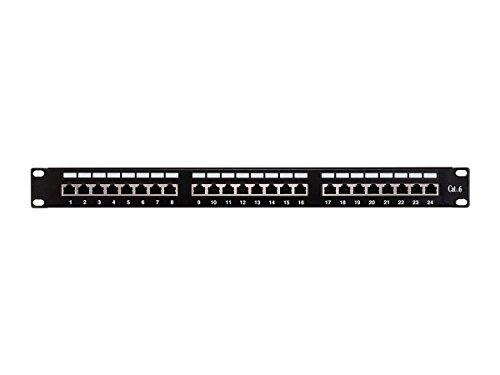 Monoprice Cat6 Ftp 1U Patch Panel 24-Port - 19 Inch | Dual Krone Idc - Entegrade Series #TOP4