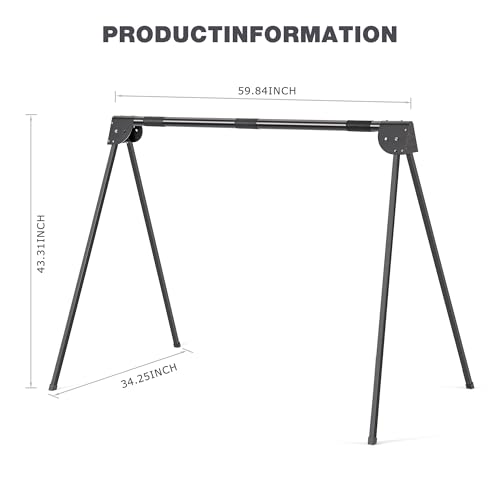 CXWXC 3 Bikes Stand Rack – Portable Bike Storage Parking