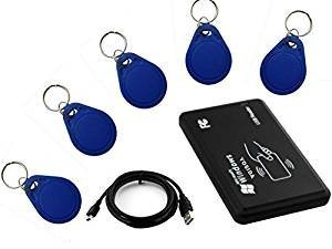 USB RFID 125Khz T5577 Card Reader Programmer/Writer/Duplicater+5pcs fobs