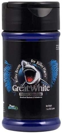Great White - Premium Mycorrhizae - Beneficial Bacteria and Trichoderma - Killer Roots (28g Great White Mycorrhizae)