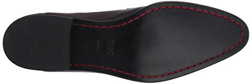 Image of BOSS Hugo by Hugo Men's Dress Appeal Leather Lace Up Derby Uniform Shoe Night, 7.5 Medium US