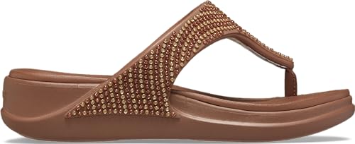 Image of Crocs womens Boca Bling Flip Wdgw
