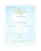 Certificate Baptism Dove & Blue (pkg of 6) (Package of 6)