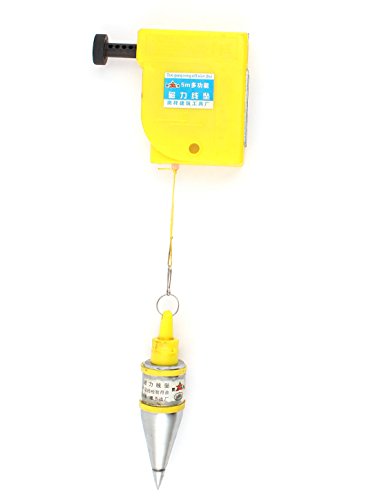 uxcell - a14091200ux0042eu Uxcell a14091200ux0042 Magnetic 400g Plumb Bob Straight Level Setter Test Device 5 Meters