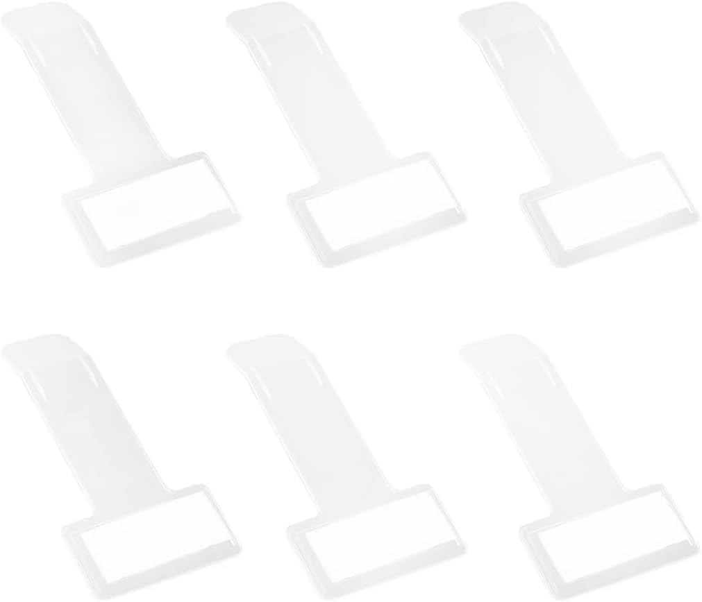 AAED 6 Pieces Parking Ticket Holder, Windshield Ticket Clip, Parking Card Holder, Clear Car Windshield Ticket Holder Clip