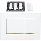 Dual Flush Actuator Plate Compatible with Geberit Sigma30 115.883.KK.1 Toilet Flush Panel, Concealed Tanks Flush Actuation Fit for Geberit Wall Hung Toiletand Bidets