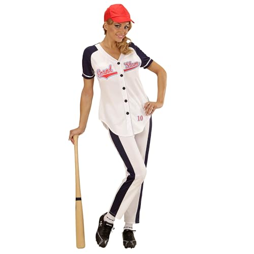 W WIDMANN MILANO Party Fashion - Costume de joueuse de baseball, Sportif, Profession, Costumes de carnaval