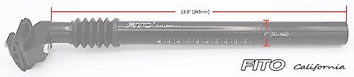 Fito PTSDFITO254SILVER Seat Post - Fito 25.4Mm X 350Mm Bicycle Suspension Seatpost thumb #2