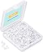 Silicone Earring Backs Earring Backings Soft Clear Ear Safety Back Pads Backstops Bullet Clutch Stopper Replacement with Handy Case for Fish Hook Earring Studs Hoops (200PCS/100Pairs)