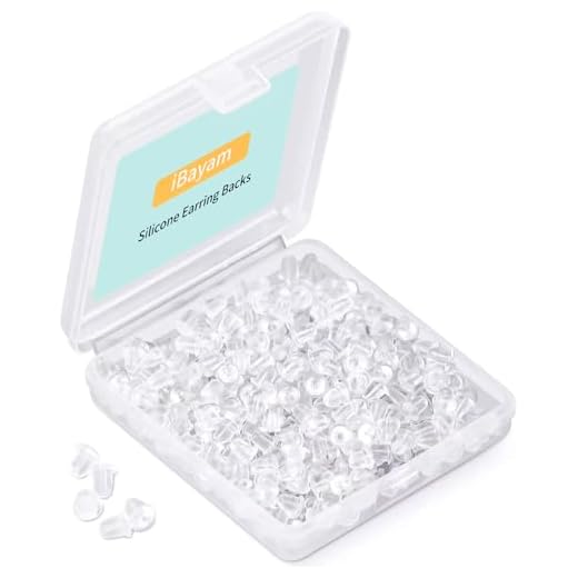 Silicone Earring Backs Earring Backings 1200 Pcs Soft Clear Ear Safety Back Pads Backstops Clutch Stopper Replacement for Fish Hook Earring Studs Hoops, Diameter 4mm