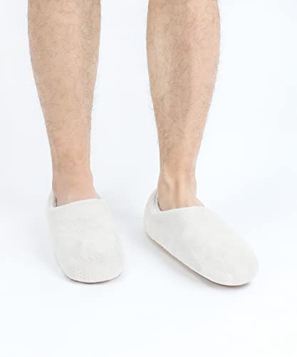 Image of Keyela Unisex Gripper Slipper Socks, Fleece Lined Winter House Slippers | Plush fuzzy warm indoor winter footwear Universal winter sock slippers fit men and women