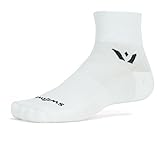 Swiftwick - ASPIRE TWO, Quarter-Crew Socks for Running and Cycling
