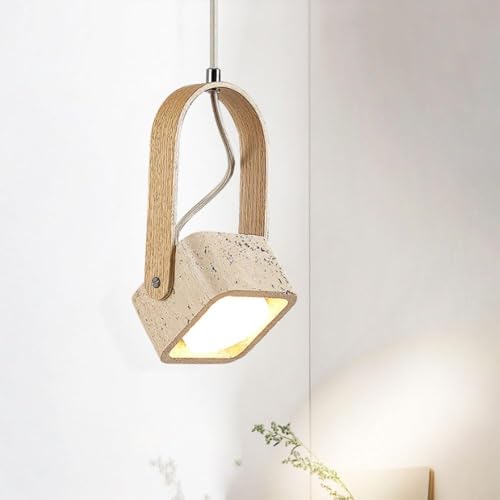 Suspension carrée LED Wabi-Sabi plafonnier minimaliste design