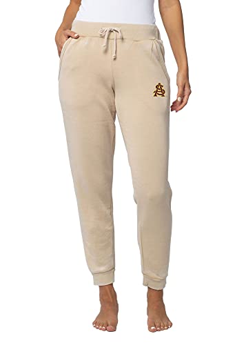 chicka-d Women's Standard Campus Sweatpants, Oatmeal, Medium